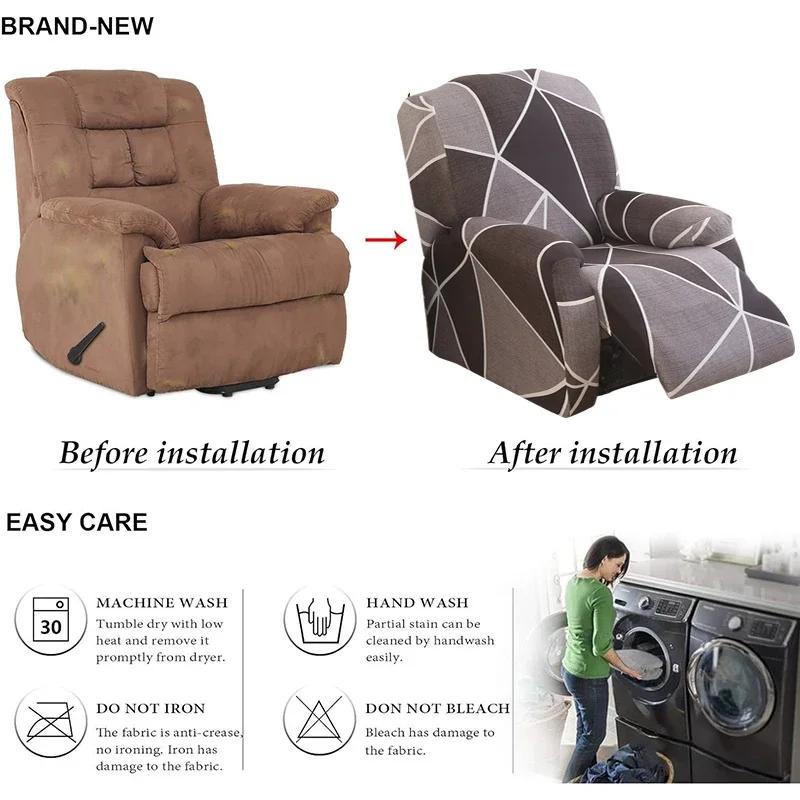 Recliner Slipcover Stretch Reclining Chair Cover Furniture Protector for Recliner Fitted Sofa Couch Cover Lazy Boy Chair Cover