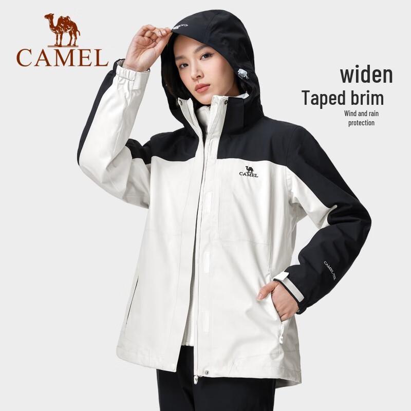 CAMEL Women's 3-in-1 Fleece Lined Hiking Jacket