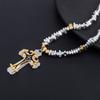 Kreuzkette Herren Titanstahl Nicht Verblassend Hochwertiges Gefühl Vielseitiges Persönlichkeitsdesign Sommer Accessoires Damen Trend Einfacher Schmuck