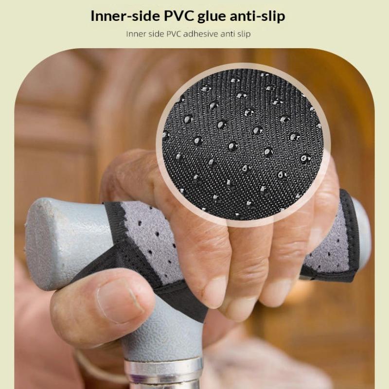 Ergonomische Onderarmkruk Handvatten Comfortkussentjes Antislip Gedempte Handvathoezen voor Volwassen Mobiliteitshulpmiddel Loopprestaties