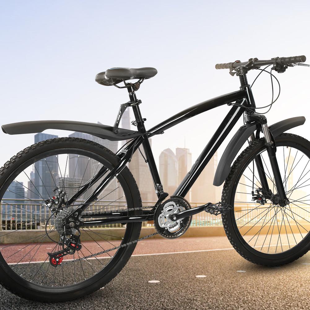 Fahrrad Schutzbleche Schmutzfänger Ablenkblech Zubehör mit Rücklicht für Mountainbike Schutzblech