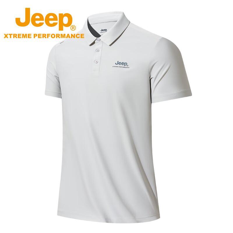 JEEP Men s Quick-Dry Cool-Feel Polo Shirt 4XL