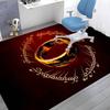 L-Lord Of The Ring Bathroom Mat Anti-slip Absorb Water Long Strip Cushion Bedroon Mat Hotel Decor Mat