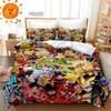 Japanese Anime Dragon Ball Bedding Set Goku Duvet Cover Comforter Bedclothes Single Twin Full Queen Size 3D Kids Adult Boys Gift