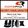 Corepad PXP Grips for Lamzu Atlantis Superlight Wireless, Lamzu Atlantis OG V2 Superlight Wireless, and Lamzu Atlantis OG V2 4K Superlight Wireless,