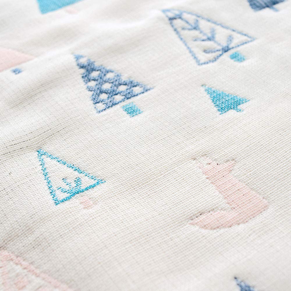 Pătură moale și pufoasă din tifon pentru bebeluși cu 6 straturi "Minoki"