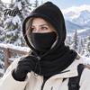 Windproof Ski Mask for Men And Women Unisex Winter Balaclava with Drawstring, Fleece Lined Hood Mask, Face Gear Camping Cover Neck Warmer Women,
