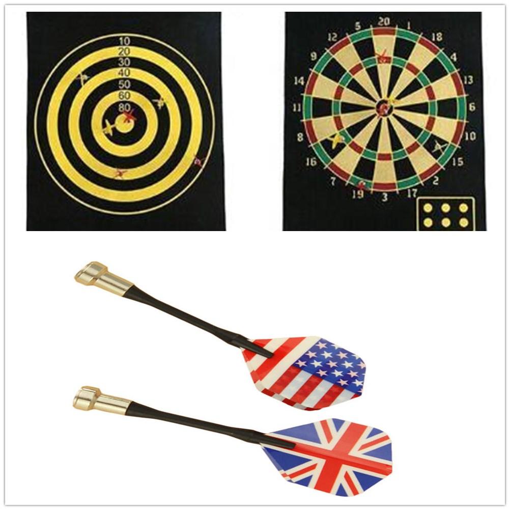 6pcs 9.8cm Bullseye Target Game Flights Darts Strong Magnetic Safe Tips
