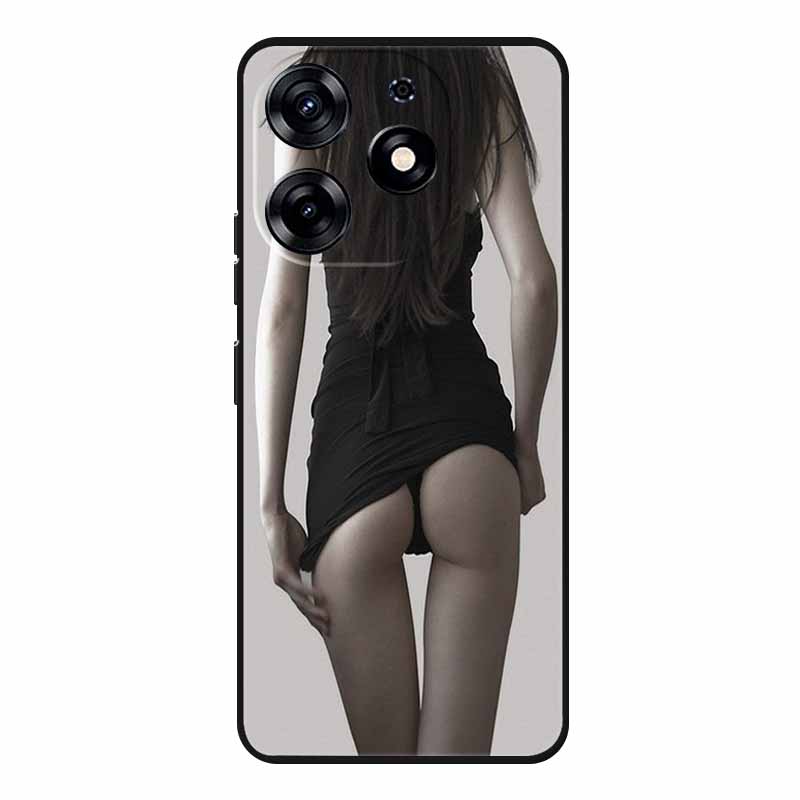 For Tecno Spark 20 Pro Case Wolf Soft Silicone TPU Back Cover Phone Cases For Tecno Spark20 Pro KJ6 Cute Animals Protector Funda