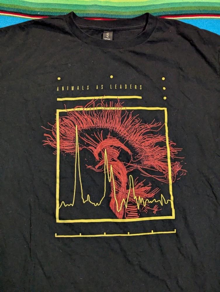 Футболка группы Animals As Leaders Хлопок Унисекс Классическая коллекция S-5XL M731 Унисекс Футболка XXL