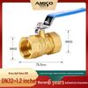 Emeike Brass Ball Valve - Copper, Internal Thread, Water Switch for Household (4-point, 6-point)