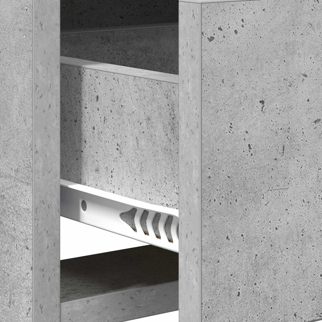TV Stand 71.5 x 33 x 47 cm Concrete Grey Particleboard
