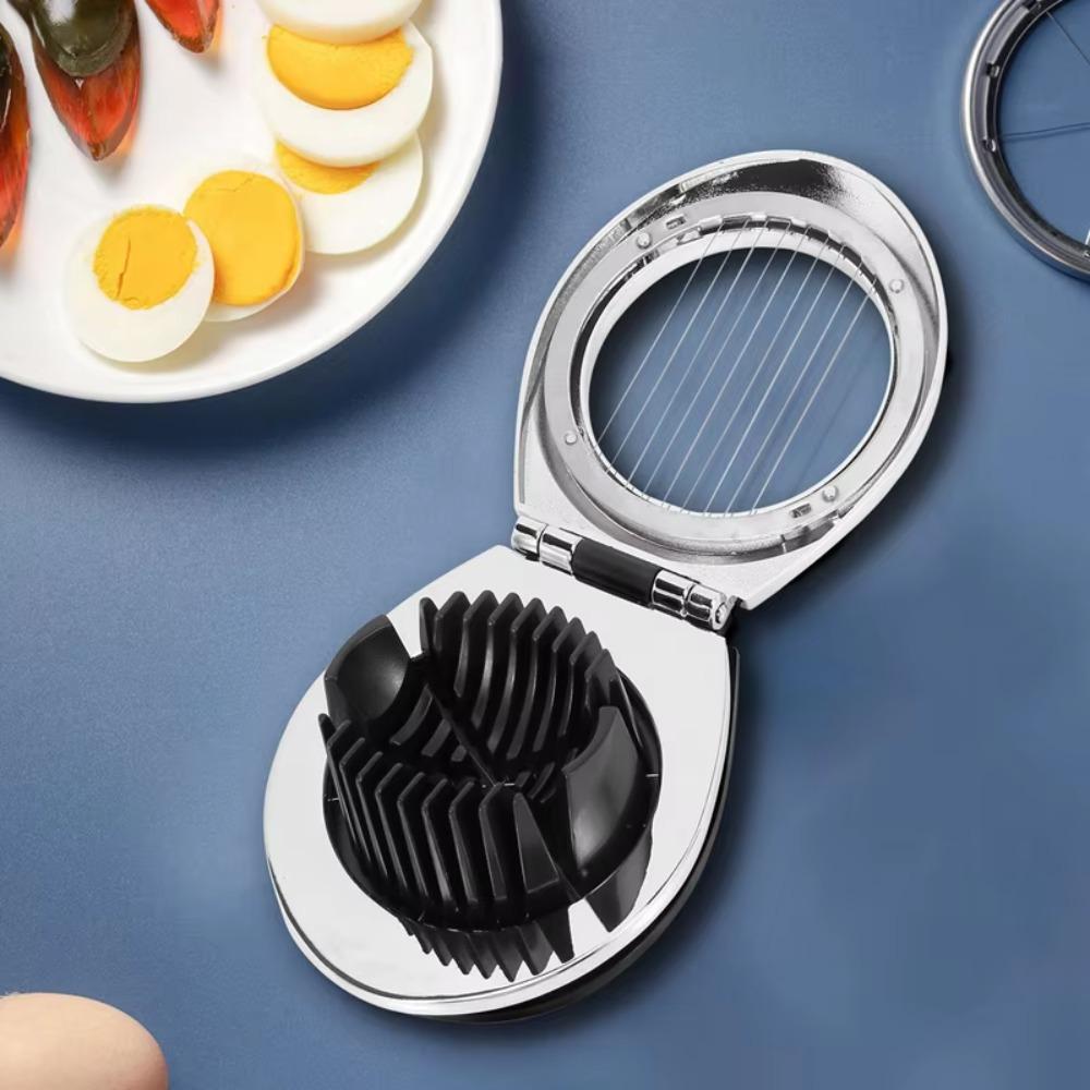 Rust-proof Egg Slicer 2 In 1 Strawberry Cutter Multipurpose Eggs Divider  Grapes