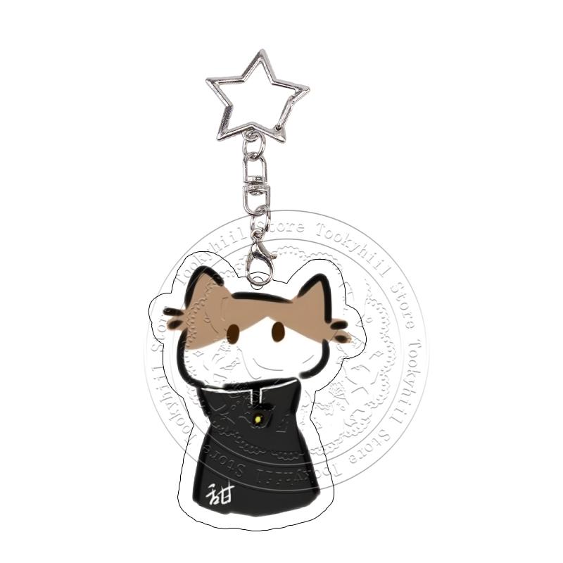 Jujutsu Kaisen Gojo Satoru Acrylic Keychain Exquisite Student Megumi Keyring Bag Decor Pendant Keyring Yuji Birthday Gift