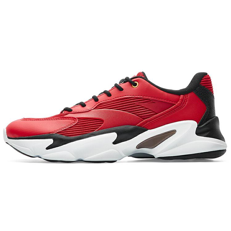 

New Anta Cushioning, Slip Resistant, Lightweight, Breathable Low Top Running Shoes Men s Red Black White 11818852-2 41