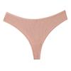 Low Waist Plus Size Solid Color Panties Breathable Sports Triangle Women’s Thong Panties
