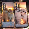 Kuss Katze Süßes Kätzchen Handyhülle für Samsung Galaxy A15 A14 A25 A54 A34 A51 A71 A72 A73 A32 A52 A52S A11 A21S A31 5G Weiche Hülle