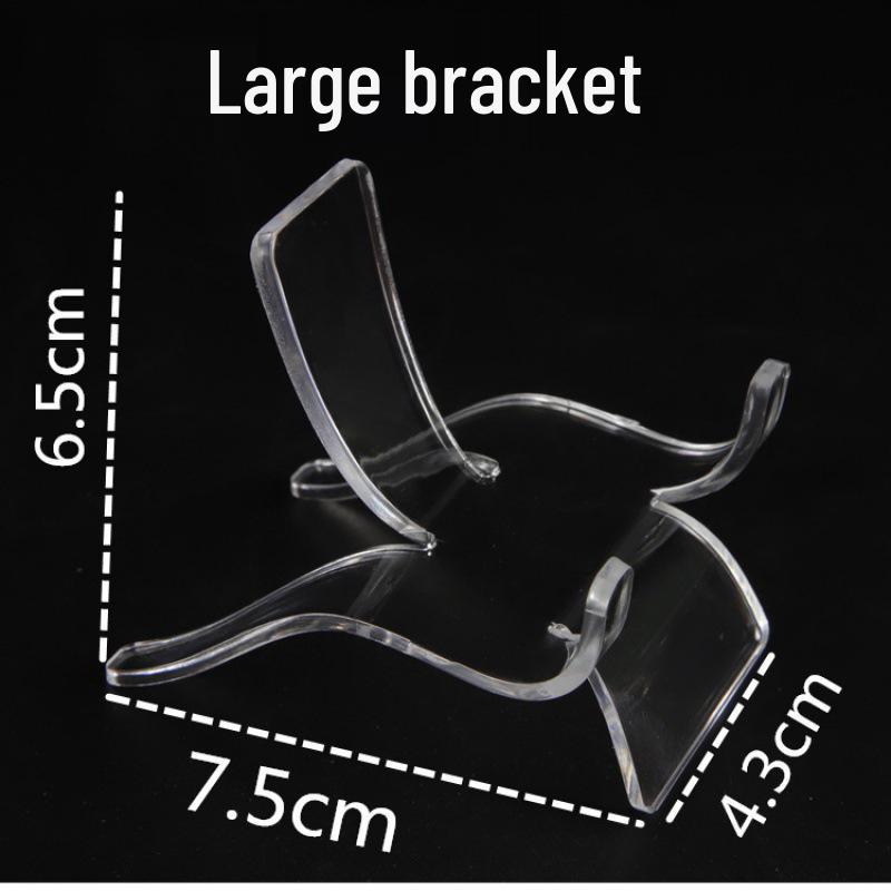 Acrylic Gold & Silver Transparent Bracelet Display Stand for Jewelry & Ornaments