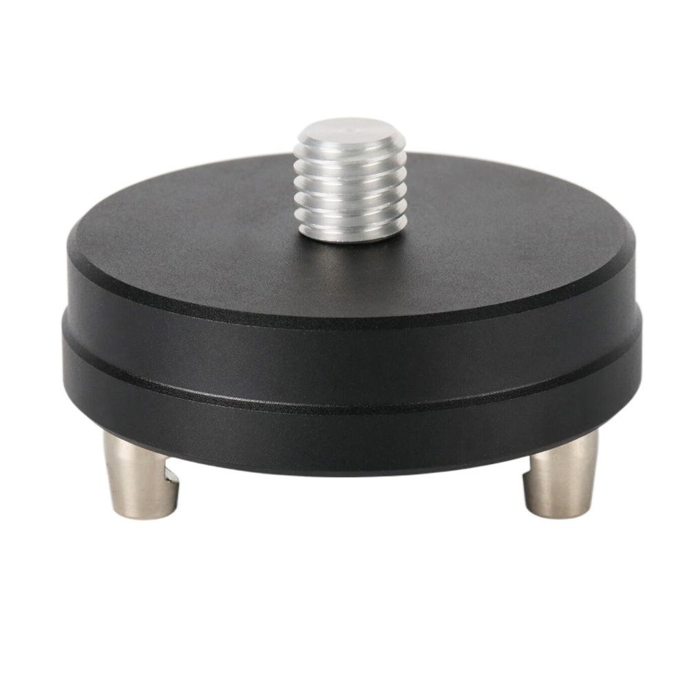 Ingenieurmessung Drehende Schraube Sockelbasis Drehende Basis Für GPS-Adapter Durchmesser 80mm Gelbe Oberfläche
