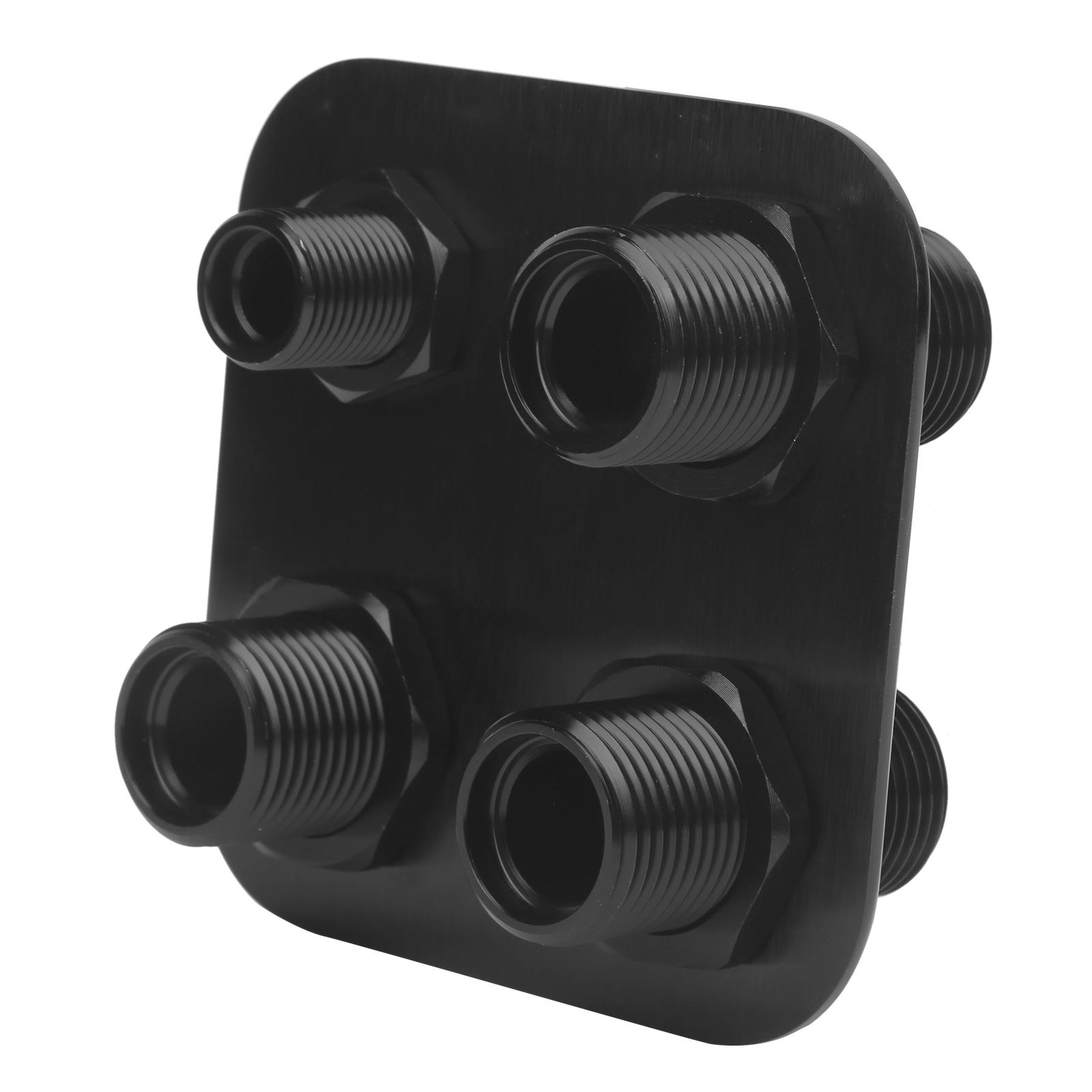 

Car 4‑Port Conditioning Bulkhead Hose Fitting Modification Replacement for Performance