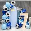 10~30 Pezzi Palloncini Calcio 18 pollici Decorazioni Festa a Tema Calcio Palloncino Pallone da Calcio Per Festa di Compleanno Sportiva Laurea