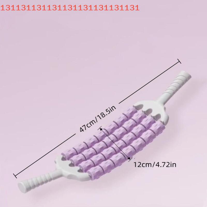 Flexible Muscle Massage Roller For Leg Back Body Relaxation Portable Yoga Deep Tissue Knobbed Roller Fitness Recovery Tool