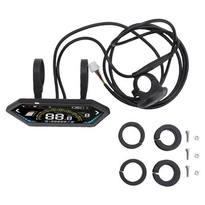 UKS6 Electric Bike LCD Display Meter Color Display Electric Scooter Control Panel Cycling Computer with SM Connector