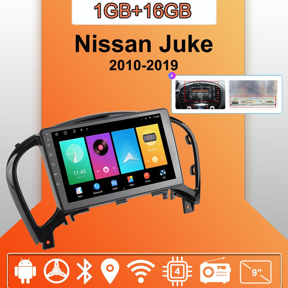 

Android Carplay автомобильное радио для Nissan Juke 2010-2019 мультимедийный проигрыватель головное устройство стерео GPS навигация BT WIFI 2+32 ГБ 1+16GB,A