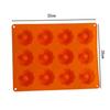 12 Even Cookie Silicone Cake Mold Baking Diy Cookie Shape Whirlwind Chocolate Mold
