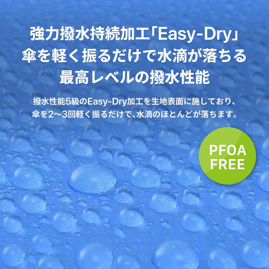 Amvel 72g Folding Umbrella Pentagon72 Midnight Blue A1551-MidnightBlue Ultra-lightweight