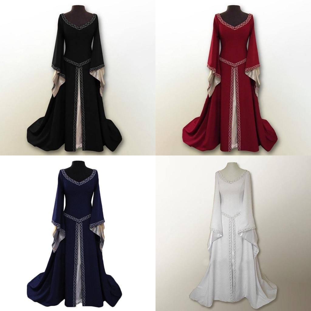 Affascinante Abito da Donna Vintage Medievale Rinascimentale Per Eventi Fantasy e Feste