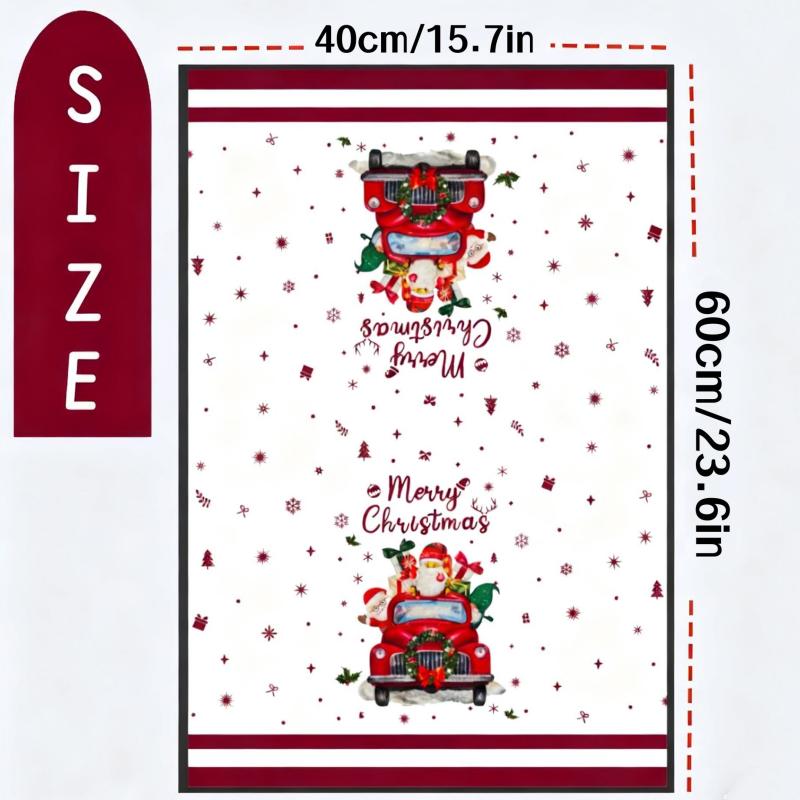 3/5 Pack of Towels with Random Designs, Rich Patterns, Kitchen Microfiber Towels, Christmas Dish Towels, Gift Decoration, Holiday Towels,