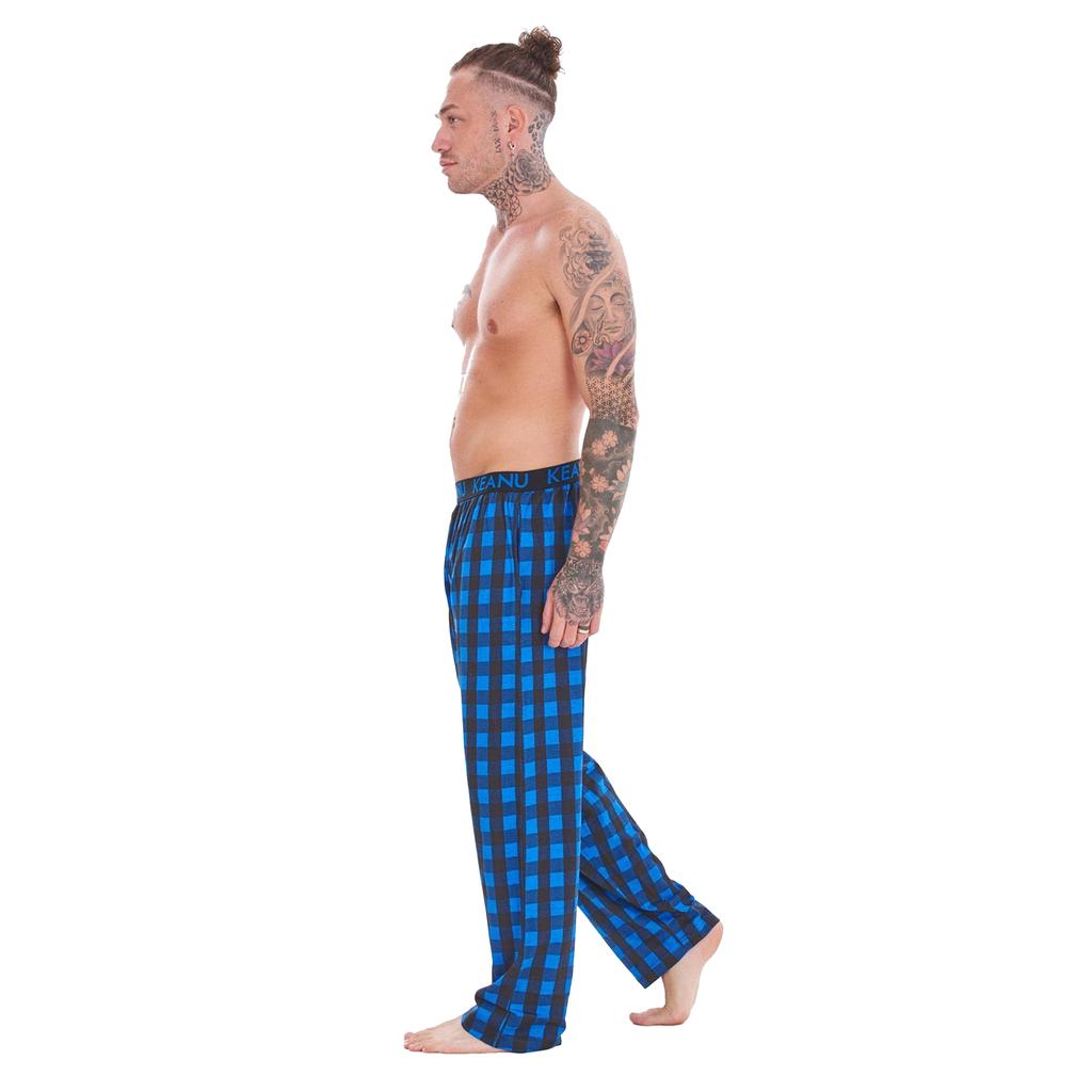 Keanu Men's Buffalo Check Lounge Pants (Pack of 2)