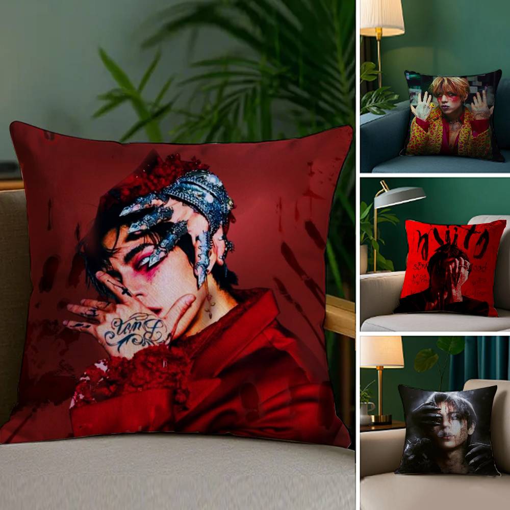 Singer D-DPR Ian Saint Pillow Case Sofa Living Room Bedroom Double-sided Printing Square Cushion Nap Time Pillow Case