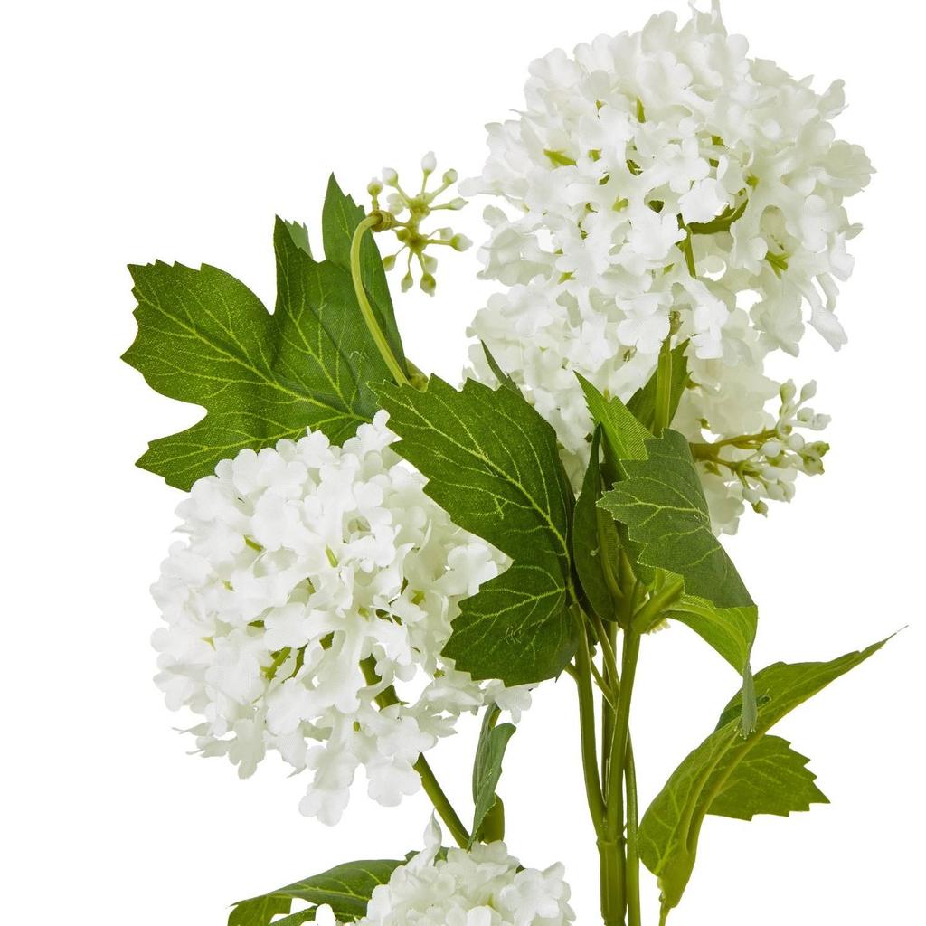 Hill Interiors Snowball Viburnum Artificial Flower Spray