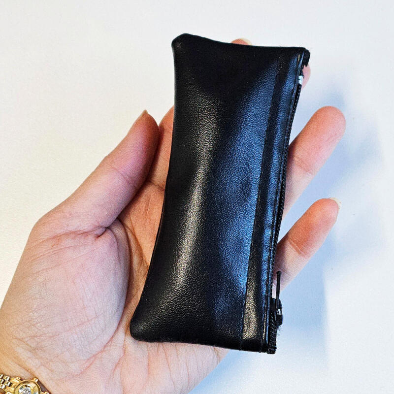Faux Leather Stamp Pouch Wallet Stamp House