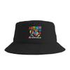 Autismus se nikdy nevzdává Klobouk Bucket Hat Venkovní rybářské čepice Skládací rybářské sluneční klobouky Pro Unisex Korejský grafický klobouk