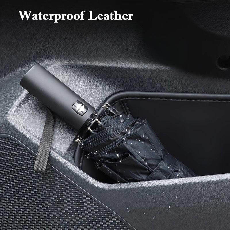 For VW Volkswagen Tayron 2026-2026 Car Door Slot Storage Box Leather Protective Pad Cover WaterProof Barrel Accessories