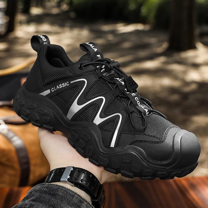 Niche Tide Brand High-end Hiking Shoes Platform Outdoor Hiking Shoes Men's Shoes Breathable Sports Shoes