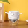 Coffee Filter Foldable Stainless Steel Drip Coffee Tea Holder Funnel  with Cleaning Brush Reusable Pour Over Coffee Dripper