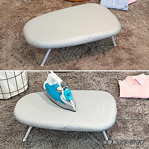 OHM Electric Ironing Board, Steam Ironing Board, Aluminum Coated, Foldable, with Iron Stand, KAJ-IDT60BS (08-3297)