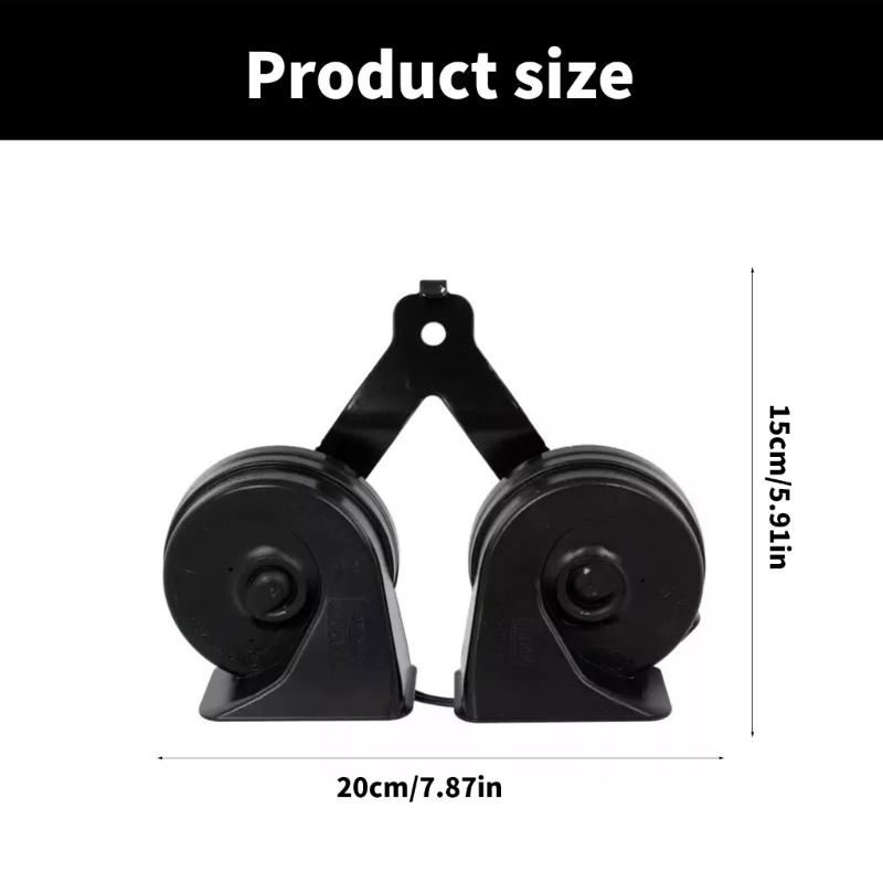 Car Low and High Pitches Double Electric Horn Assembly Spare Parts with Mounting Brackets Suitable for F150 FL3Z-13832-C