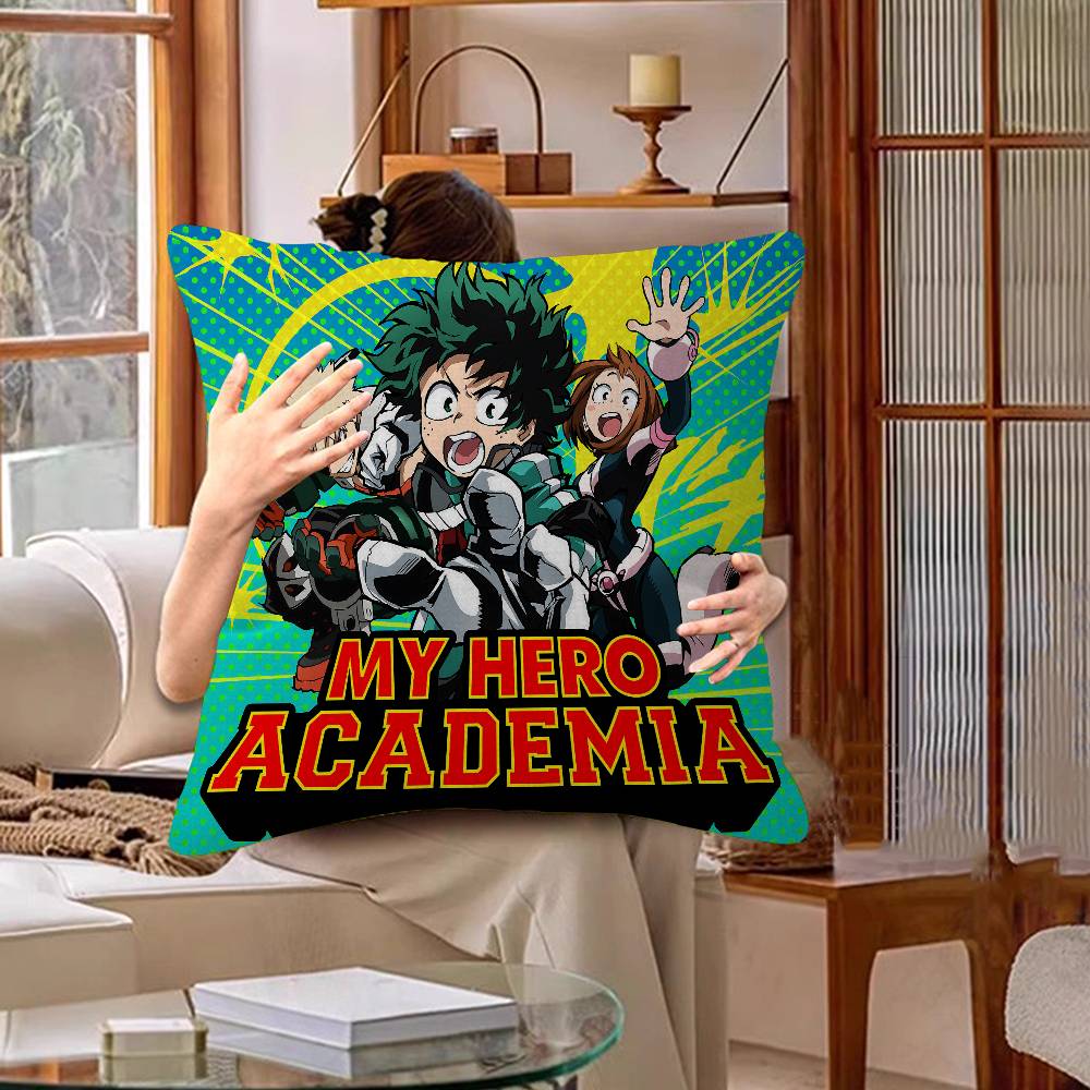My AnimeHero A-Academia Personalized Pillow Cover Kids Bedroom Wild Party Decor Pillowcase kid Birthday shower Gift
