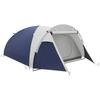 Camping Tent for 3-4 People, Sturdy, with Carry Bag, 2 Openings, Accessories, Blue