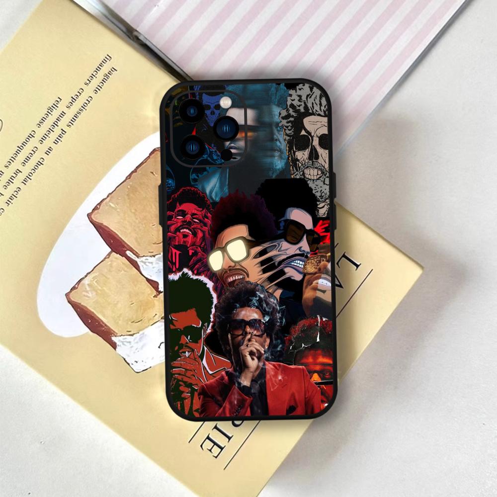 The Weeknd Handyhülle FUNDA Für IPhone 12 11 13 14 15 16 Max Pro Plus Mini Weiches Silikon Schwarze Hülle iPhone 15 Pro