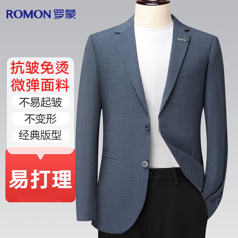 Romon Men s Slim Fit Business Casual Suit Jacket 185