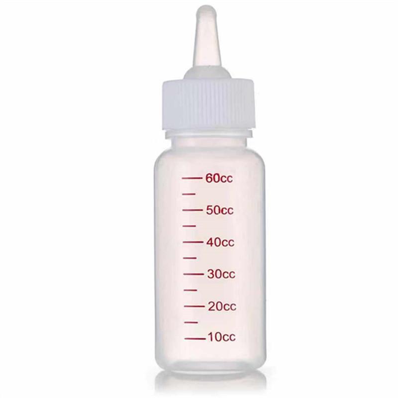 Pet Feeding Bottle Set 4/6 Pcs for Kitten & Puppy with Spare Nipples Tools Ideal for Pet Owners Supplies