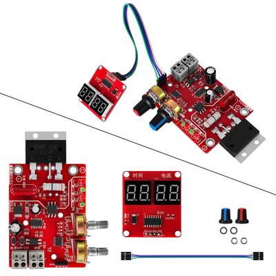 Spots Welder Control Board 40A/100A Spots Welding Machine Control Board Spots Welder Adjustable Time Current Controller