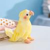 17CM Gelber Papagei Plüschtiere Weich Gefüllt Cartoon Vogel Puppe Niedliche Desktop Haustiere Lustiges Geschenk