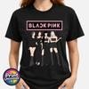 BLACKPINK T-Shirt KPOP Band Grafik T-Shirt Black Pink Unisex Oberteil Teenager Erwachsene S2XL